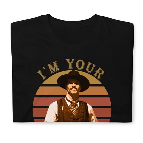 I'm Your Huckleberry Vintage T-shirt Doc Holiday Tombstone Graphic Tee Shirt - Picture 8 of 30