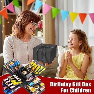 DIY Explosion Gift Box, 5 Layer Snack Explosion Box, A9T7 Scrapbooking 1 S5M2