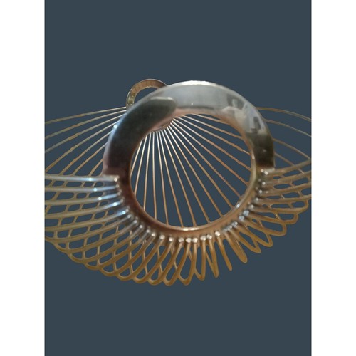 MCM Cestello in filo di acciaio inox moderno danese Ole Palsby - Foto 2 di 5