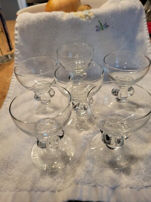 Vintage Cordial Liquor After Dinner Drink Shot Barware Glasses Set of 6