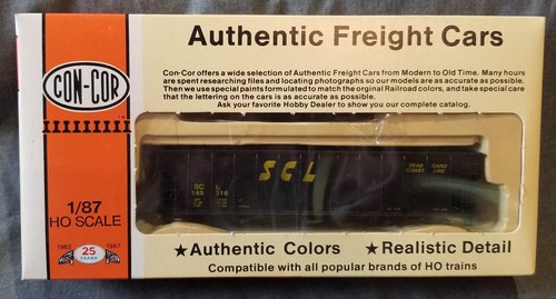 Tolva de carbón Con-Cor 9316 SEABOARD COAST LINE 100 toneladas 12 paneles SCL165216 NUEVO EN CAJA Kit | Zustand: Used