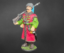    Action Figurines Ukrainian Cossack 17 th 54 mm Tin Soldiers 132. Painted   