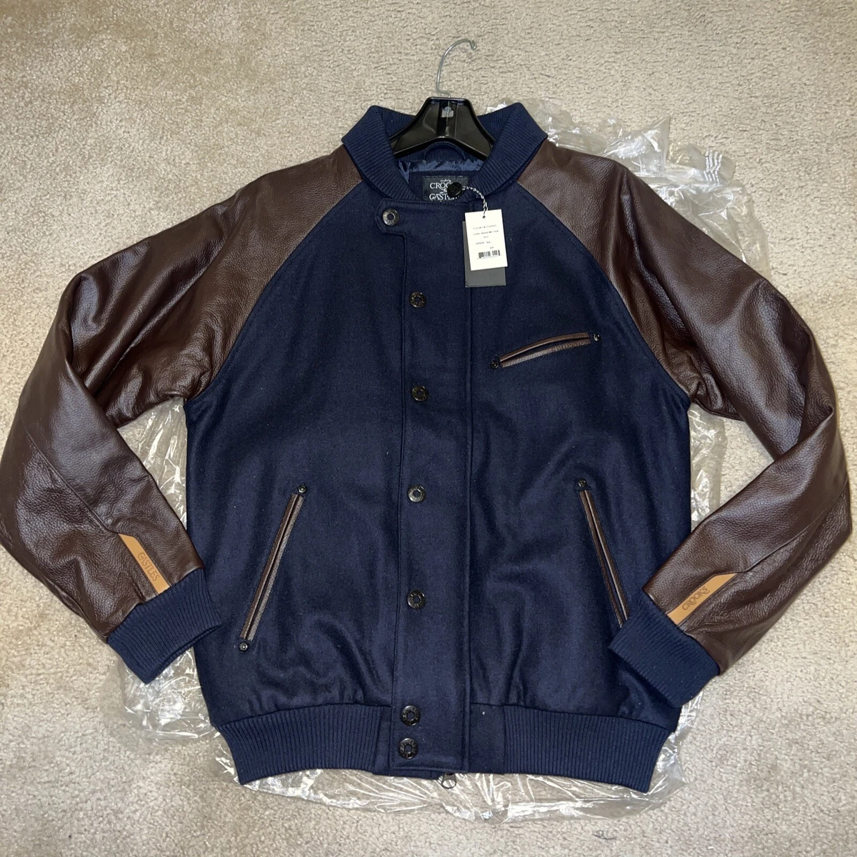 Crooks and deals castles leather jacket