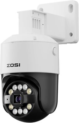 ZOSI 5MP PoE Überwachungskamera Außen Schwenkbar PT Kamera Zoom für ZOSI POE NVR