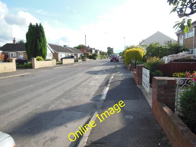 Photo 6x4 Wards Road Up Hatherley Looking south-west down the road. c2014
