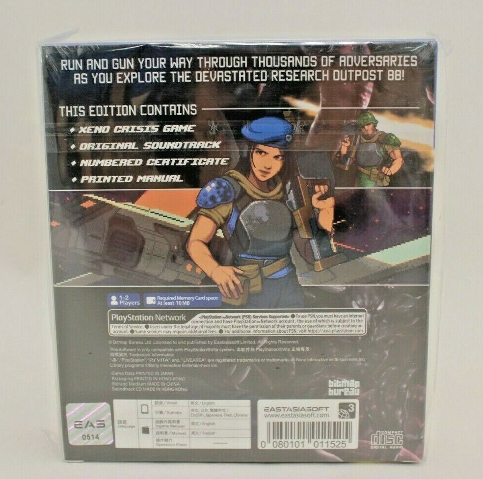 Xeno Crisis【中古美品・PSVITA北米版】 Xeno Crisis (Sony Playstation PS Vita) Limited Edition Brand
