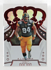 A.J. EPENESA 2020 Chronicles CROWN ROYALE DRAFT PICKS RED #10 BUFFALO BILLS