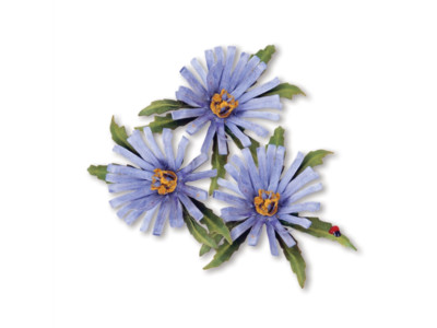 Sizzix Thinlits Stanzer Set 8tlg - Flower, Aster by Susan Tierney-Cockburn