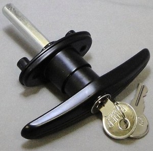 Truck Cap Topper Camper Shell Tonneau Lid Pop Up Metal T Handle Lock Clockwise