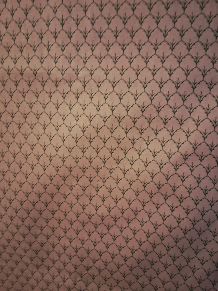 2 Yds MARCUS BROTHERS Tan/Green Cotton Fabric, 42" W for Quillting, Sewing. BTY - Image 4 of 4