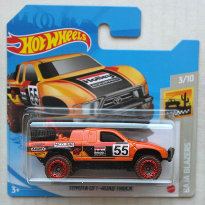 Hot Wheels Toyota Off-Road Truck orange Baja Blazers Neu/OVP HW Mattel Auto Car