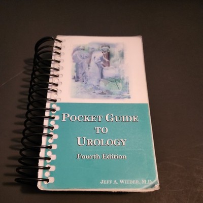 Pocket Guide To Urology 4th Edition By Jeff A. Wieder M.D. acceptable condition 