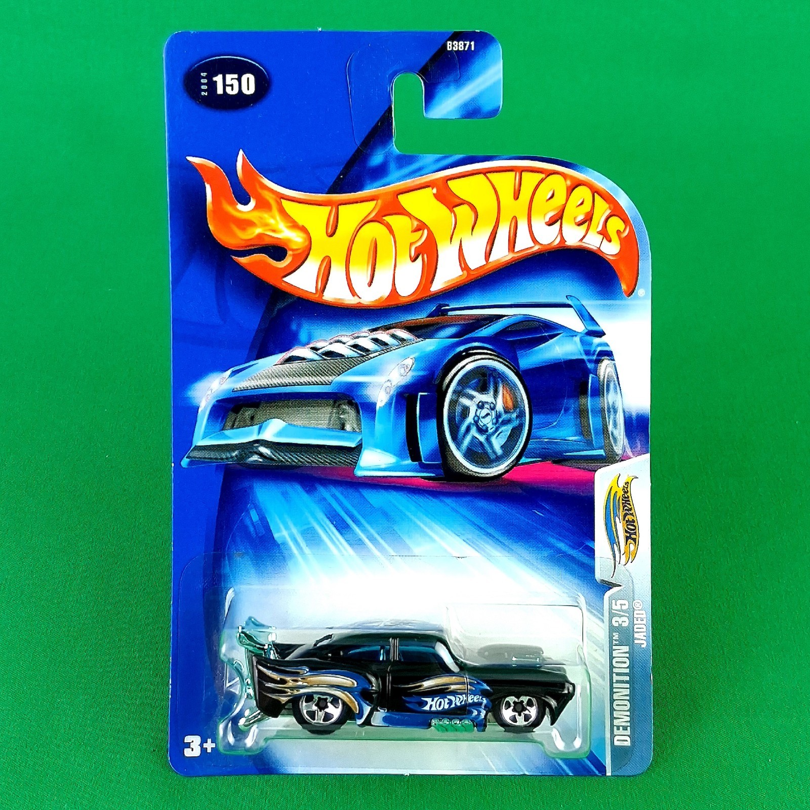 2004 Hot Wheels #150 Jaded Black #3/5 Demonition Chrome 5SP