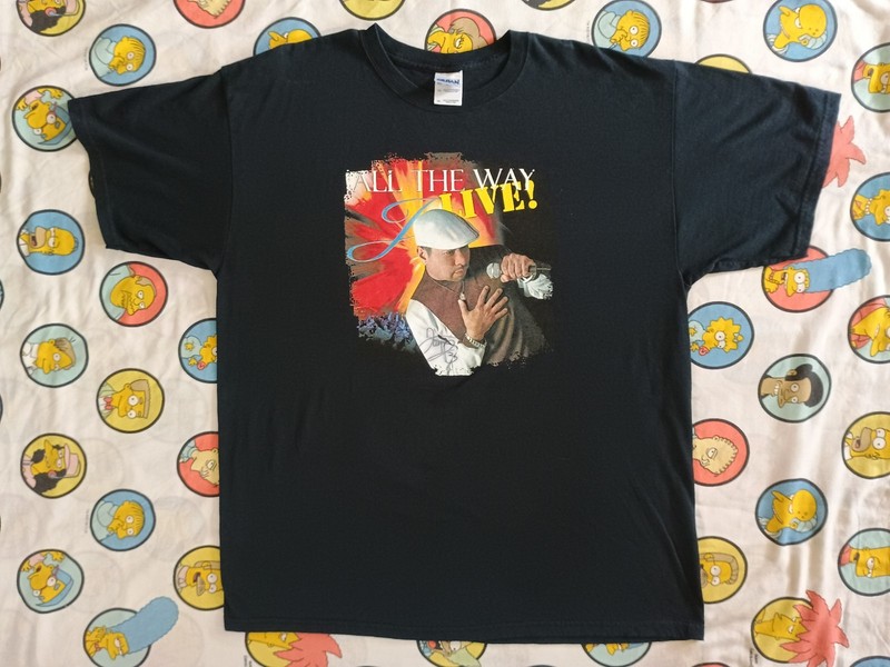 Jay Perez Shirt XL All The Way Live SIGNED Tejano Latin Breed Los Musicales RARE
