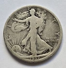 1917-D Obverse Walking Liberty Half Dollar 50c - "Very Nice Coin" -