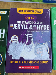 Scholastic AQA Revision Cards GCSE English Lit Jekyll & Hyde Stevenson 60