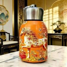 Hermès VIP Gift Horse Motif Insulated Bottle 300ml SUS316 Stainless Steel