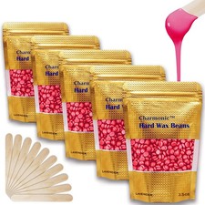 Charmonic Depilatory Wax, 17.5 Oz Hard Body 1.1 Pound Pack of 1 , 500 g Rose