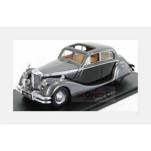 1:43 Neoscale Jaguar Mk V Rhd 1950 Grey Black NEO49599 Modellino - Immagine 2 di 2