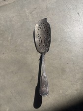 Antique Victorian-style silver-plated fish server manufactured by Y&T 11 1/2”