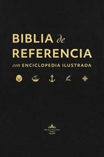 Biblia de referencia con enciclopedia ilustrada (Similpiel negro) (Spanish Edit,