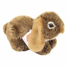 Teddy Hermann Widderkaninchen Kuscheltier Stofftier Plüschtier Hase Braun 18 cm