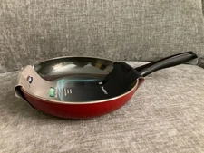 BergHOFF Geminis Non Induction Fry Pan, 10 inch, Red