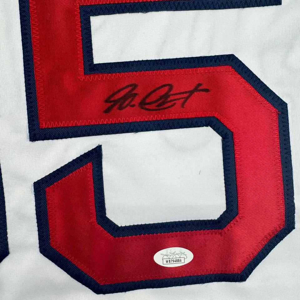 Autographed/Signed Garrett Crochet Boston White Baseball Jersey JSA COA - Image 3 of 4