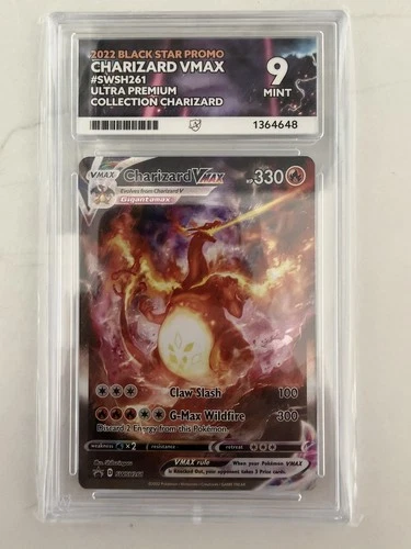 Pokémon TCG Charizard VMAX SWSH261 Ultra Premium Collection Promo ACE 9 MINT
