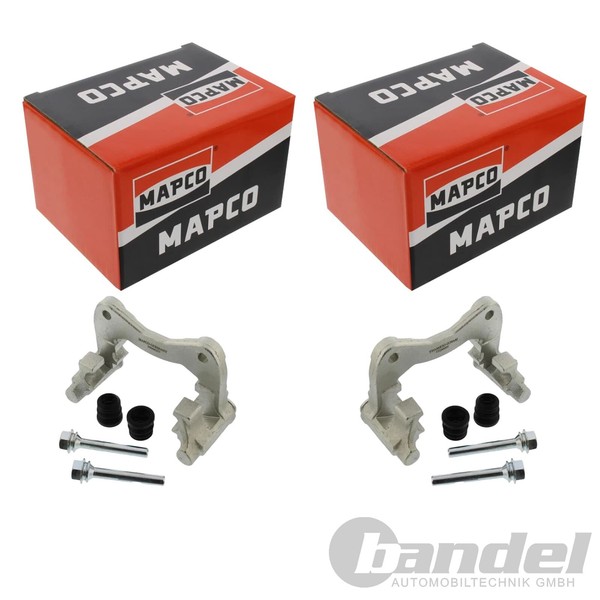 2X Mapco Bremssattel Halter TrÄGer Hinten Passend FüR Seat Cordoba Ibiza Toledo-image