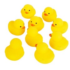 Bath Duck Toys 10PCS Mini Rubber Ducks Squeak and Float Small, 2.2''-15pcs