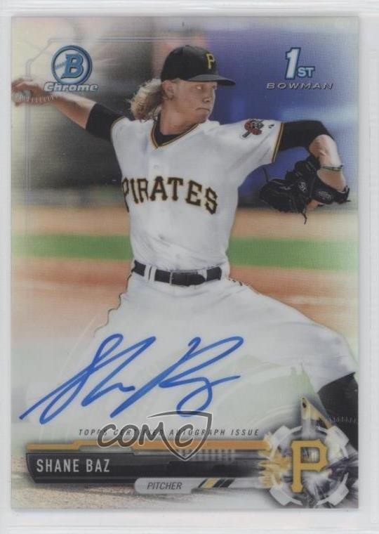 2017 Bowman Draft Chrome Pick Refractor 425/499 Shane Baz #CDA-SB Auto 0v3k