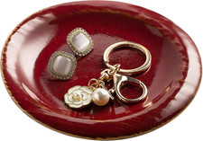 Ring Dish Holder, Jewelry Dishes for Women, Ceramic Trinket Dish Tray, Cute Key