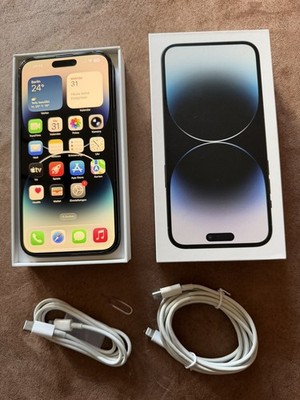 Apple iPhone 14 Pro Max 256GB Space Schwarz - Top Zustand - OVP und Zubehörpaket