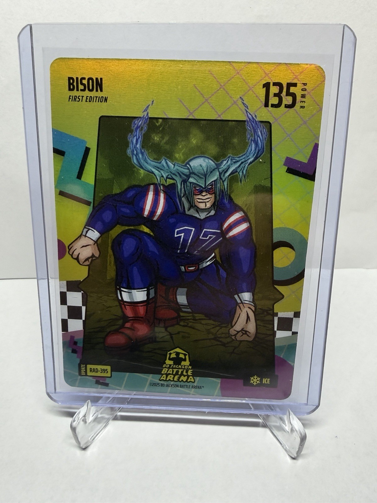 Bo Jackson Battle Arena Bison First Edition Rad 395 Ice