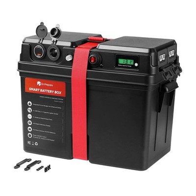 Trolling Motor Smart Battery Box, Group 24/27/31 Size Marine Battery Box with...