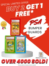 PSA Slab Protectors - Bumper Guards - 15 Colors - Fast Shipping - TrophyChaseTCG