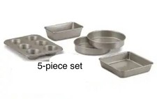 Wolfgang Puck 5 Piece Nonstick Bakeware Set- ...