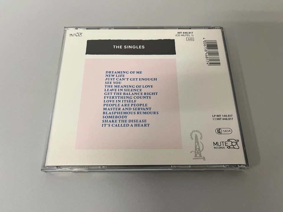 Depeche Mode – The Singles 81 → 85 - CD © 1985/89 - Bild 3 von 3