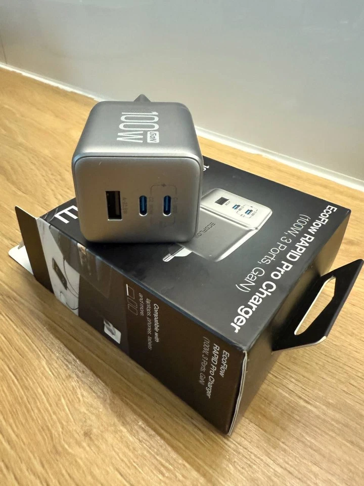 EcoFlow RAPID Pro Ladegerät (100W, 3 Ports, GaN) - Bild 2 von 4