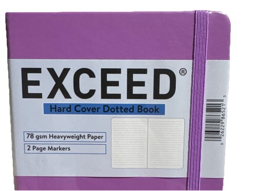 Exceed copertina rigida libro a pois #86521 lavanda 120 pagine 78GSM carta pesante - Foto 3 di 4