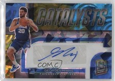 2022-23 Spectra Catalysts Signatures Astral Prizm 28/49 Georges Niang Auto 0c2