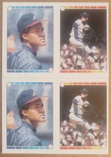 1989 TOPPS STICKERS #26/310 TOMMY JOHN / THOMAS [2] GLENN DAVIS NM/MT 07084