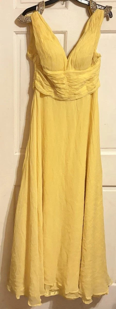 golden yellow dresses Gold Satin Sheath Bridesmaid Dresses Strapless Split – Lisposa main image 0