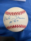 N.Y. GIANTS NEGRO LEAGUE  MONTE IRVIN HOF SIGNED ONL  BASEBALL JSA CK39672 CASE