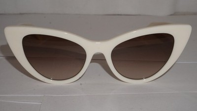 L.G.R Sunglasses Cateye ERMANNO SCERVINO Ivory Brown 5952 52 18 145