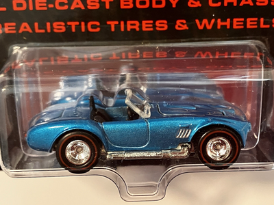 激レア　絶版 HW ULTRA HOTS COBRA 427 ホットウィール 2005 Hot Wheels Ultra Hots Cobra 427 Metalflake Blue Redline (Real