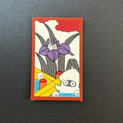 Blooper Super Mario Bros HANAFUDA JAPAN playing CARD Nintendo Red M385