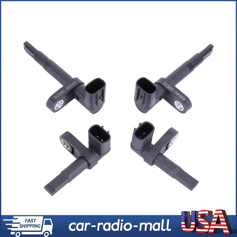 4 sensores de velocidad de rueda ABS derecha/izquierda de repuesto para Lexus LS600H 2008 2009-2016 Foto 4 de 4