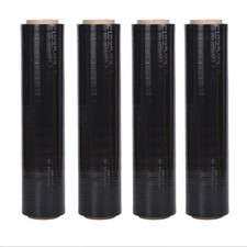 4 Rolls 18" x 1500Feet Pallet Wrap Stretch Film Hand Shrink Wrap Self-adhering